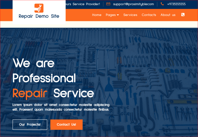 Handyman Demo Site